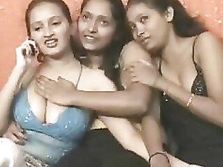Indian teen threesome with Salman, Sanjana, and Pushpa