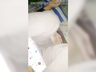 Malaysian teen gets a facial cumshot after a steamy threesome