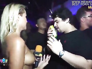 Public nudity and groping in a night club