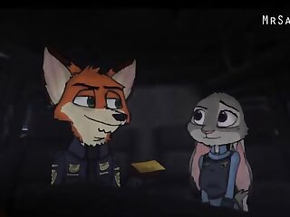 Porn parody of Zootopia featuring Nick Wild and Judy Hopps